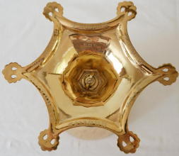 Solid Sterling silver Gothic Chalice